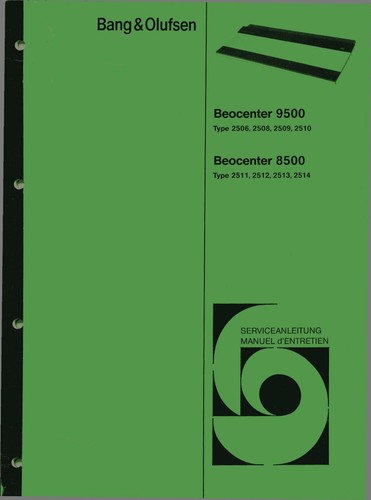 Service manual for bang - for,